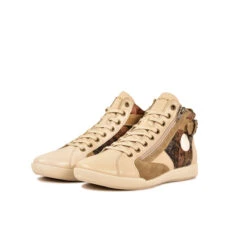 Pataugas PALME/CRI F4H BEIGE -Pataugas 628269 150 BASKET HAUTE FEMME PALME CRI F4H BEIGE 5