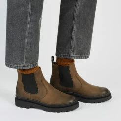 Pataugas -Pataugas BOOTS FEMME VITUS WL F4i TAUPE 628528154