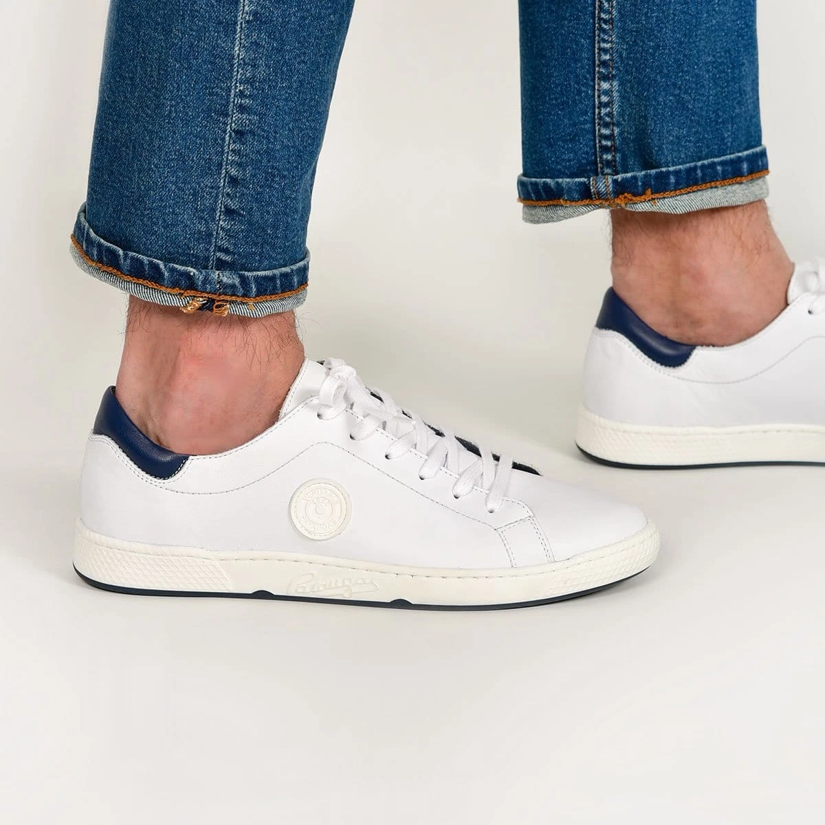 Pataugas JAYO H2G BLANC/MARINE 5 Pataugas JAYO H2G BLANC/MARINE – Image 3